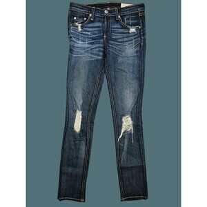 Rag & Bone Jean For Intermix Distressed Skinny Capri Jeans Women Size 26